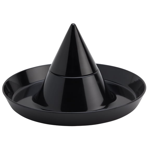Tabletops Gallery 13" Melamine Chip & Dip Serving Tray Bowl, Witch Hat