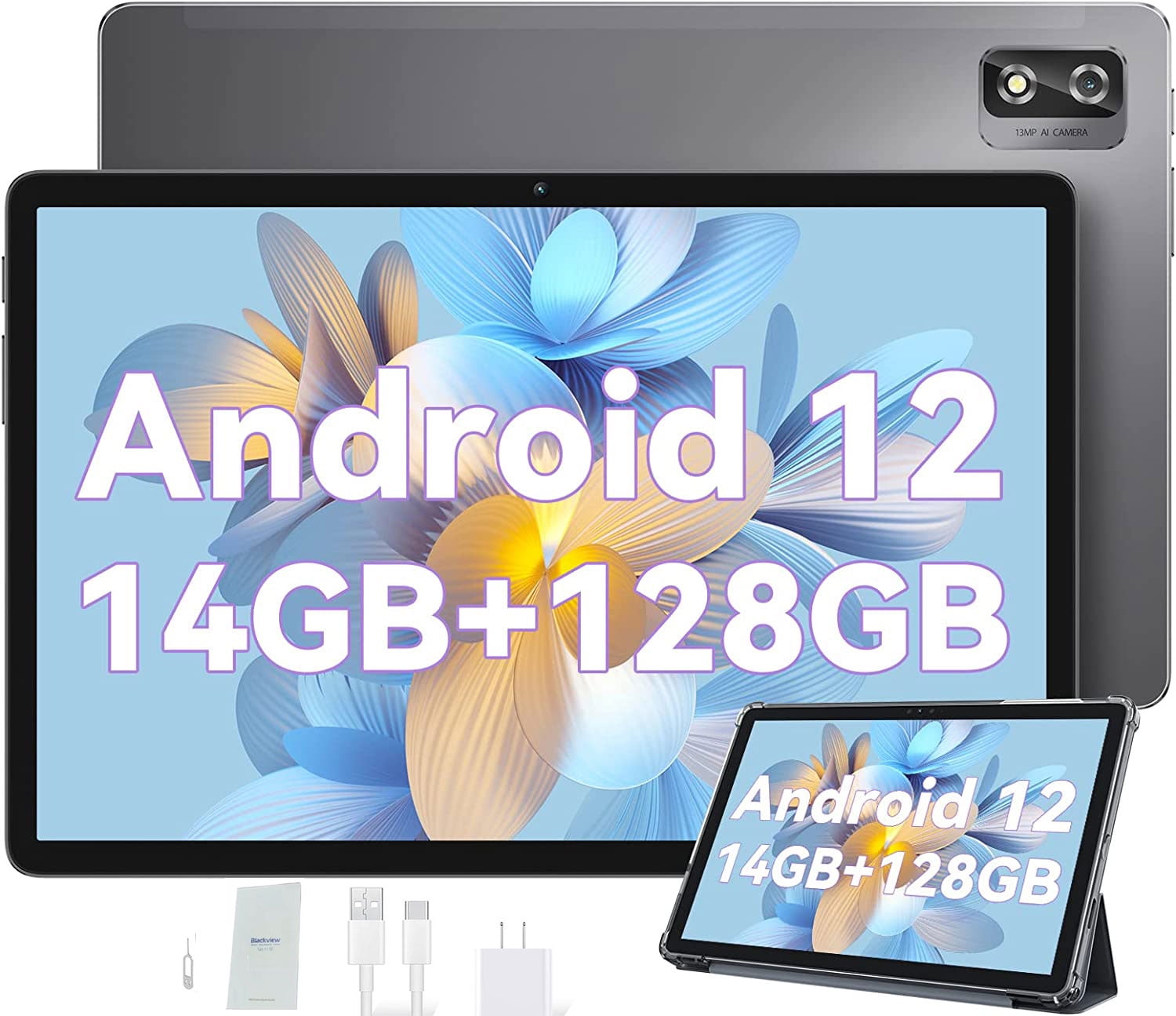 42€ sur Blackview Tab6 Tablette Tactile 8 Pouces Android 11,Dual 4G LTE+5G  WiFi,3Go+32Go/SD 256Go,5580mAh,5MP+2MP Tablette PC,Face ID/GPS/OTG - Or -  Tablette tactile - Achat & prix