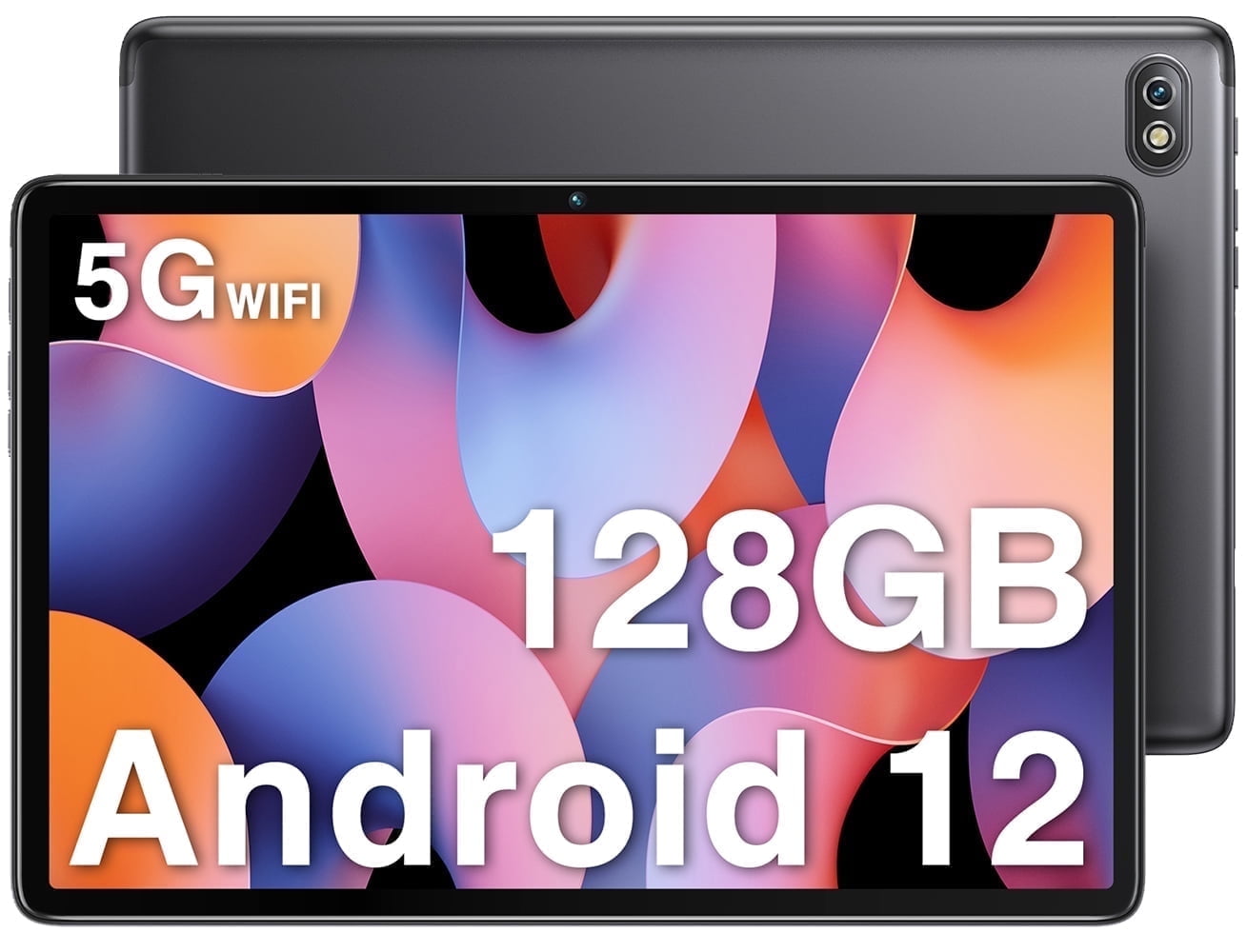 Blackview 10 inch Tablet 6GB/128GB 1920x1200 Android Tablets 5G Wifi Tablet Computer, Tab 7 Pro Gray