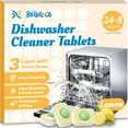 thumbnail image 1 of Tablets - And Deodorizer Tablets Lemon Scented, Heavy Duty Deep Clean Descaler Pods for Septic Safe, Prevents Buildup & Odor, Natural Limescale Remover (32 Pack), 1 of 4