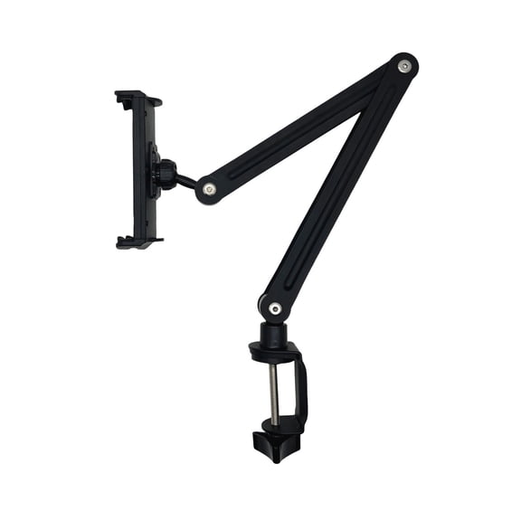 Tablets Holder for Bed and Desk with 360 Degree Rotation and Adjustable Arm for 4.7" 12.9" Devices
