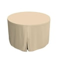 thumbnail image 1 of Tablevogue 48-Inch Natural Round Table Cover, 1 of 12