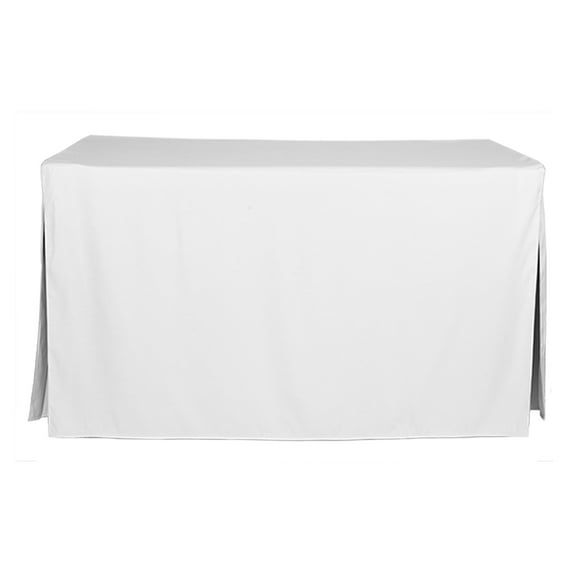 Tablevogue 60" x 30" Fitted Tablecoth Cover, Multiple Colors and Sizes Available