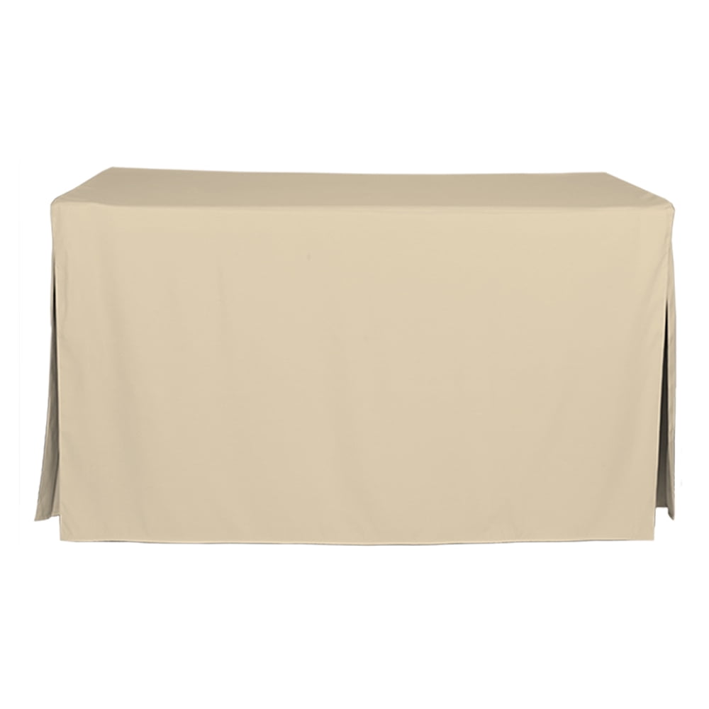 Tablevogue 60" x 30" Fitted Tablecoth Cover, Multiple Colors and Sizes Available