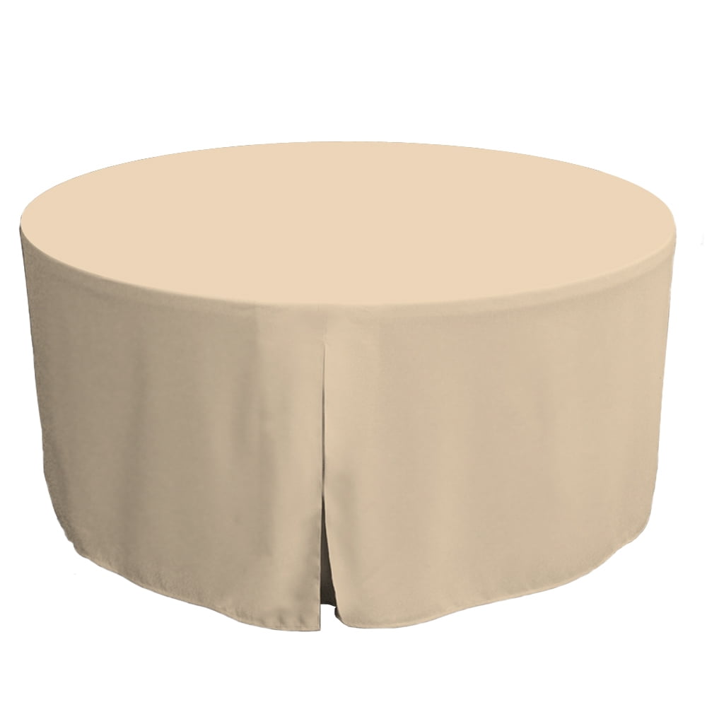 Tablevogue 60" x 60" Fitted Tablecoth Cover, Multiple Colors and Sizes Available