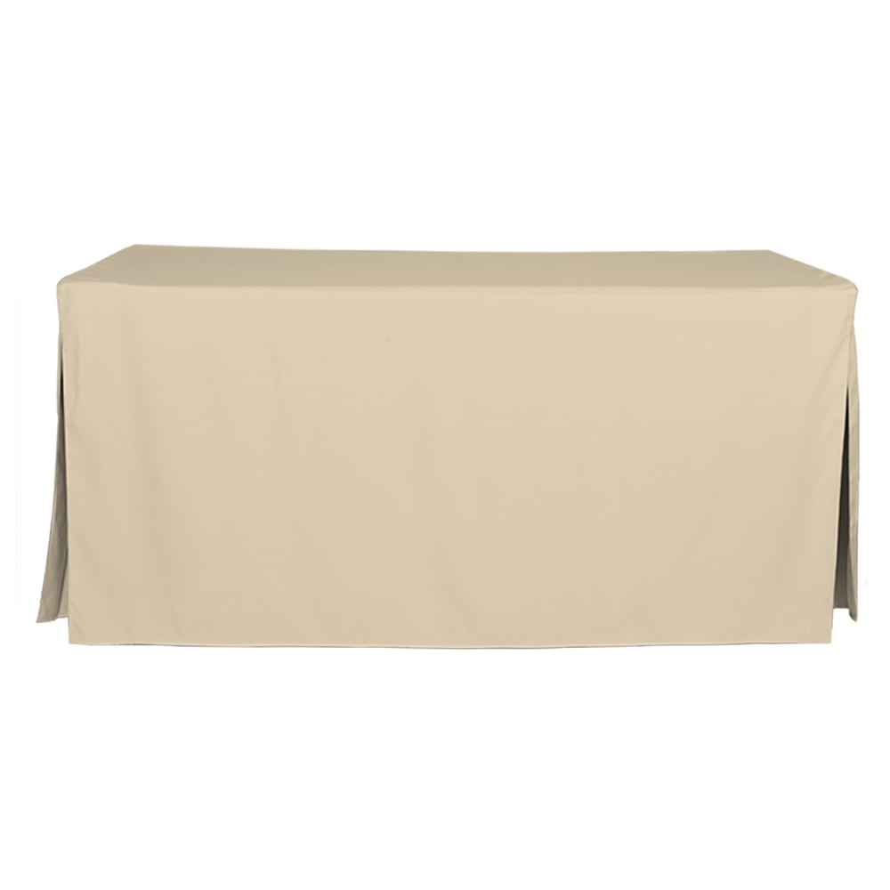Polyester Poplin Fitted, Box Cover Tablecloth (Olive, 72