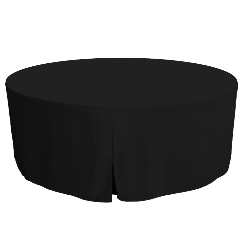 Tablevogue 72" x 72" Fitted Tablecoth Cover, Multiple Colors and Sizes Available