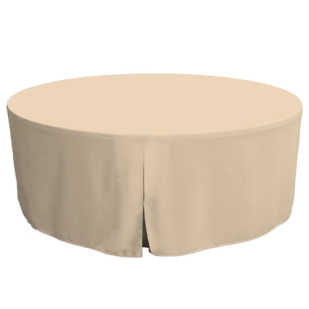 Tablevogue 72" x 72" Fitted Tablecoth Cover, Multiple Colors and Sizes Available