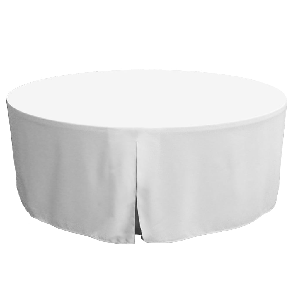 Tablevogue 72" x 72" Fitted Tablecoth Cover, Multiple Colors and Sizes Available