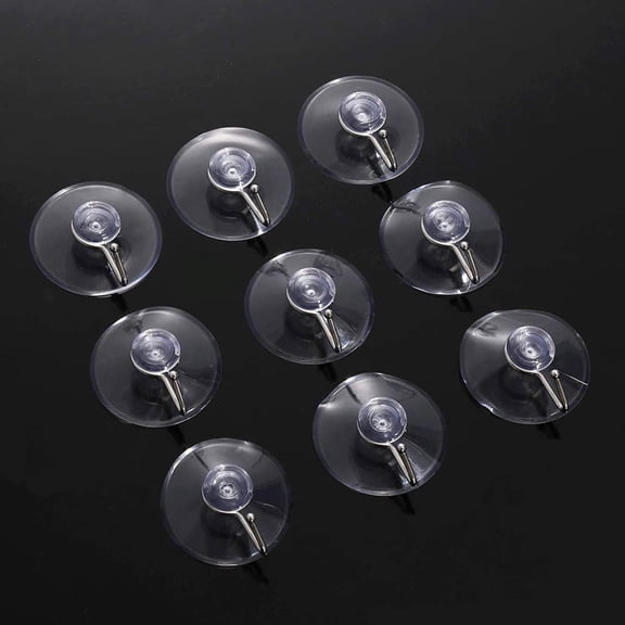 Tableware 2 Hook Wall Cup Holder Transparent Suction Cup for Kitchen Dining & Bar – Vacuum Mount for Cups and Small Accessories