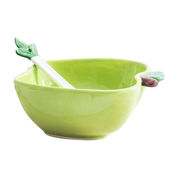 Tableware Ceramic Bowl Set for Home Dining – Hand Painted Fruit-Themed Versatile Kitchen Dishes for Breakfast Snacks and