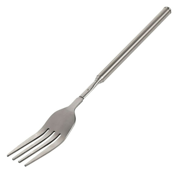Tableware Extra Long Extendable Fork Prank Dining Accessory for Entertaining Telescoping Stainless Steel Prank Forks Designed for Kitchen and Home Use