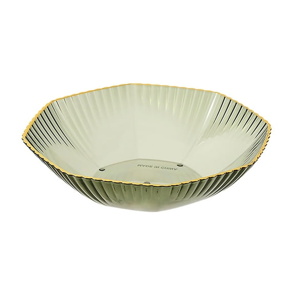 Tableware,Fruit Plate Salad Plate Modern Fruit Dishes For Countertops Home Table Centerpiece Decoration Green