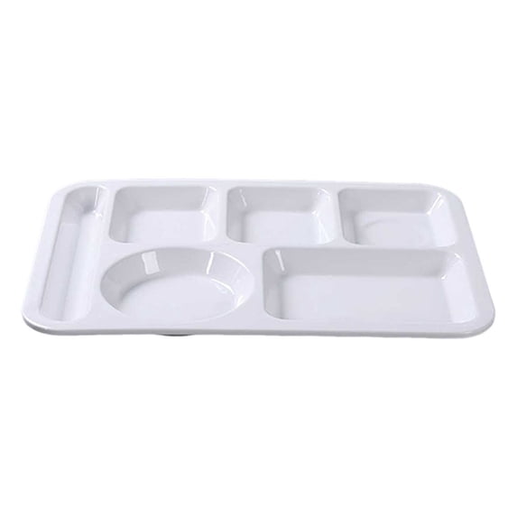 Tableware Heat Imitation Porcelain Compartment Food Trays for School and Unit Canteens – Commercial Grade Tableware