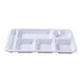 thumbnail image 1 of Tableware Heat Imitation Porcelain Compartment Food Trays for School and Unit Canteens – Commercial Grade Tableware, 1 of 9