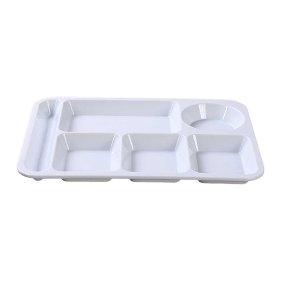 Tableware Heat Imitation Porcelain Compartment Food Trays for School and Unit Canteens – Commercial Grade Tableware