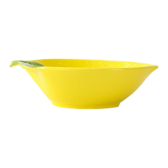 Tableware Serving Platter Food Serving Tray Large Fruit Bowl Yellow Ceramics,citru Themed Tableware Set Including Four Styles: Plates Bowls Dishes Jars