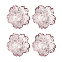 Tableware Set,4pcs Plates Soy Dish Shaped Glass Seasoning Dishes/ Plates Japanese Crystal Bowls Housewarming Gifts