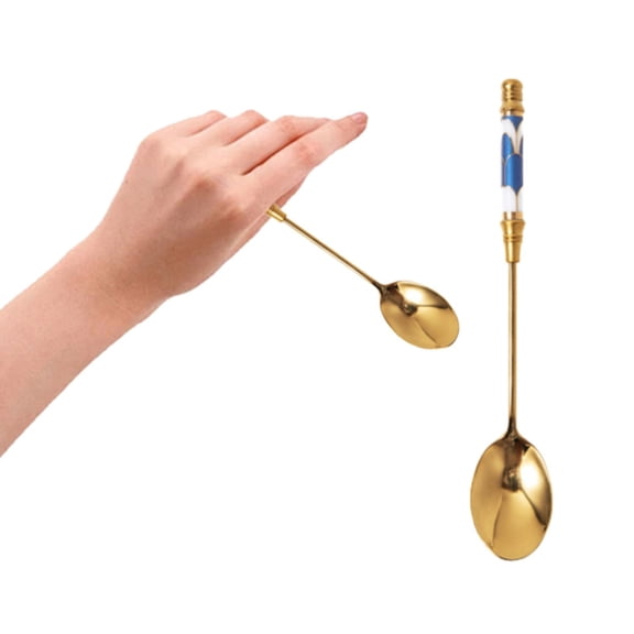 Tableware Set,Stainless Coffee Spoon Musical Instrument Spoon Note Spoon Ice Spoon Drink Mixing Spoon Color Spoon Handle Spoon Tableware Kitchen Gadgets