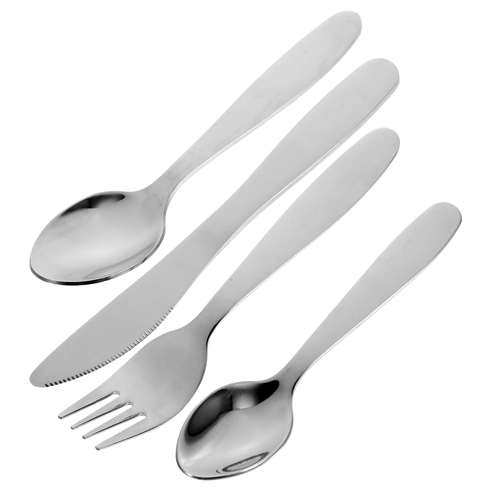 Tableware Soup Spoons Stainless Steel Flatware Dishware Set Kids Flatware Kitchen Utensils