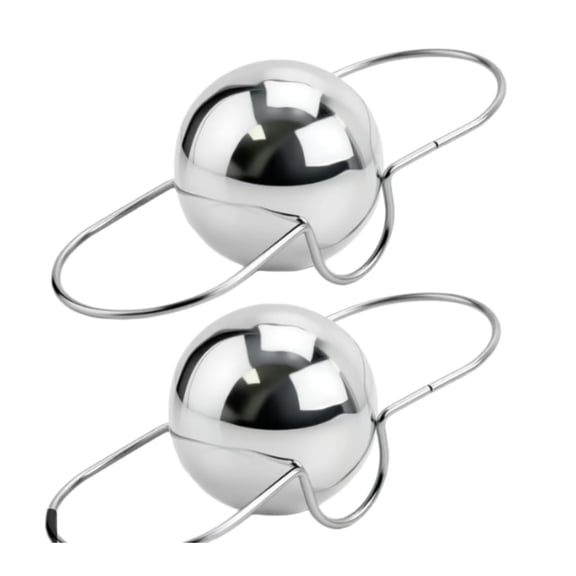 Tableware Sphere Ice Cubes for Drinks – Reusable Non Diluting Stone and Accessory for Home Bar and Kitchen 2PCS
