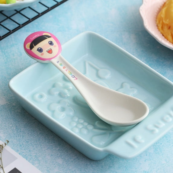 Tableware,Spoon Children's Meal Spoon Baby Meal Spoon Powder Spoon Baby Feeding Tableware