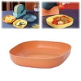 thumbnail image 1 of Tableware,Square Wheat Fiber Bowl, Lightweight Snack & Soup Bowl for Pasta, Rice, Dessert, Microwave and Dishwasher Safe Square Plate (5.7 Inch, 4 Colors), 1 of 7
