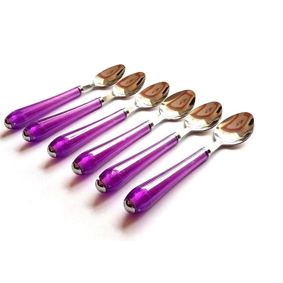 Tableware Stainless Steel Spoon Set | Multi-Purpose Dining Spoon Set | Stylish Design Kitchen & Dining Spoon for Daily Use (Set of 6 )