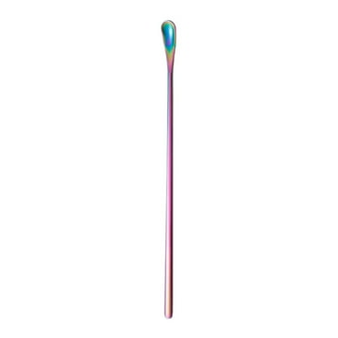 Tableware, Stirring Spoon, Dienrx 1Pc Stir Sticks Scoop Stainless Stirring Spoons for Coffee Cocktail Mixing Spoon with Long Handle Multifunctional Stir Sticks for Coffee Wine Drinks Tea Oil