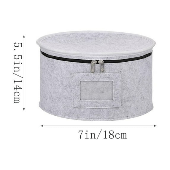 Tableware Storage Bag for Plates, Cups, Bowls & Glasses | Hard-Sided Dish Organizer with Labeled Pockets | Kitchen, Moving & Cabinet Organization