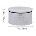 thumbnail image 1 of Tableware Storage Bags, Durable Hard Shell Plates Cups Bowls Organizer, Labeled Pockets Kitchen Moving RV Dishware Protection Set, 1 of 5