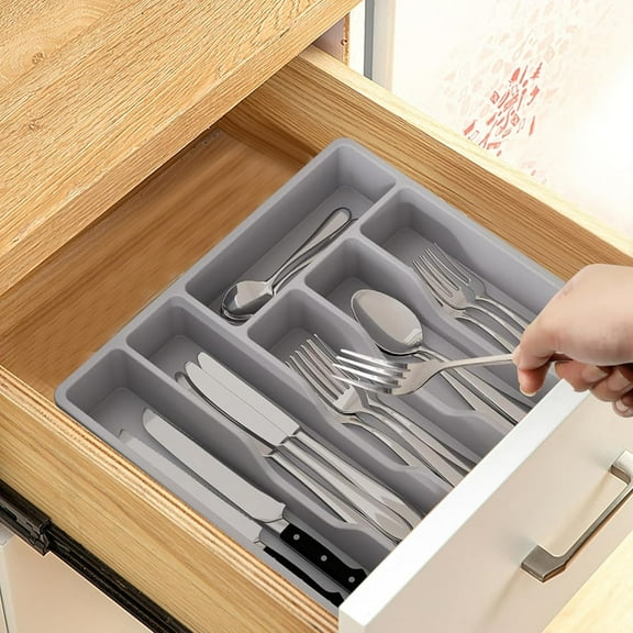 Tableware Storage And Countertop Plastic Cutlery And Flatware Storage Box For Spoons Forks Holder Case - Limited Time Special Clearance Sale, By Pryess