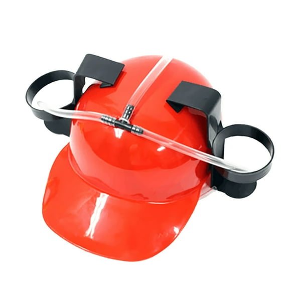 Tableware,Summer Lazy Drink Beverage Beer Hat Creative Water Pipe Drinking Beverage Hat