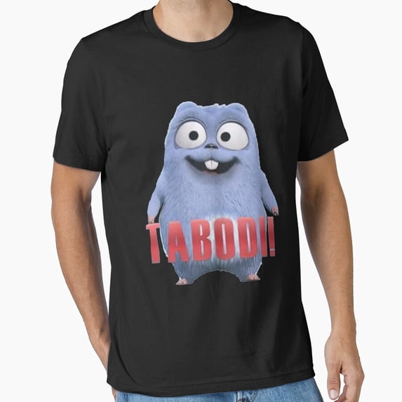 Tabodi Cute Retro Cartoon Character Child Fun Bright Style Unisex T-Shirt, up to size 5XL