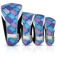 thumbnail image 1 of Taboo Fashions Womens Designer Golf Head Club Covers 4 Pack (Posh Blue), 1 of 7