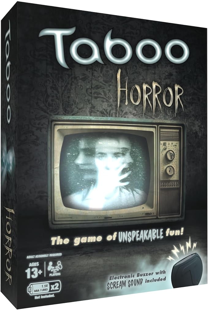 Taboo Horror Edition Party Board Game for Thrilling Game Nights, by USAopoly