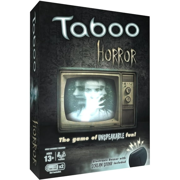 Taboo Horror Edition Party Board Game for Thrilling Game Nights, by USAopoly