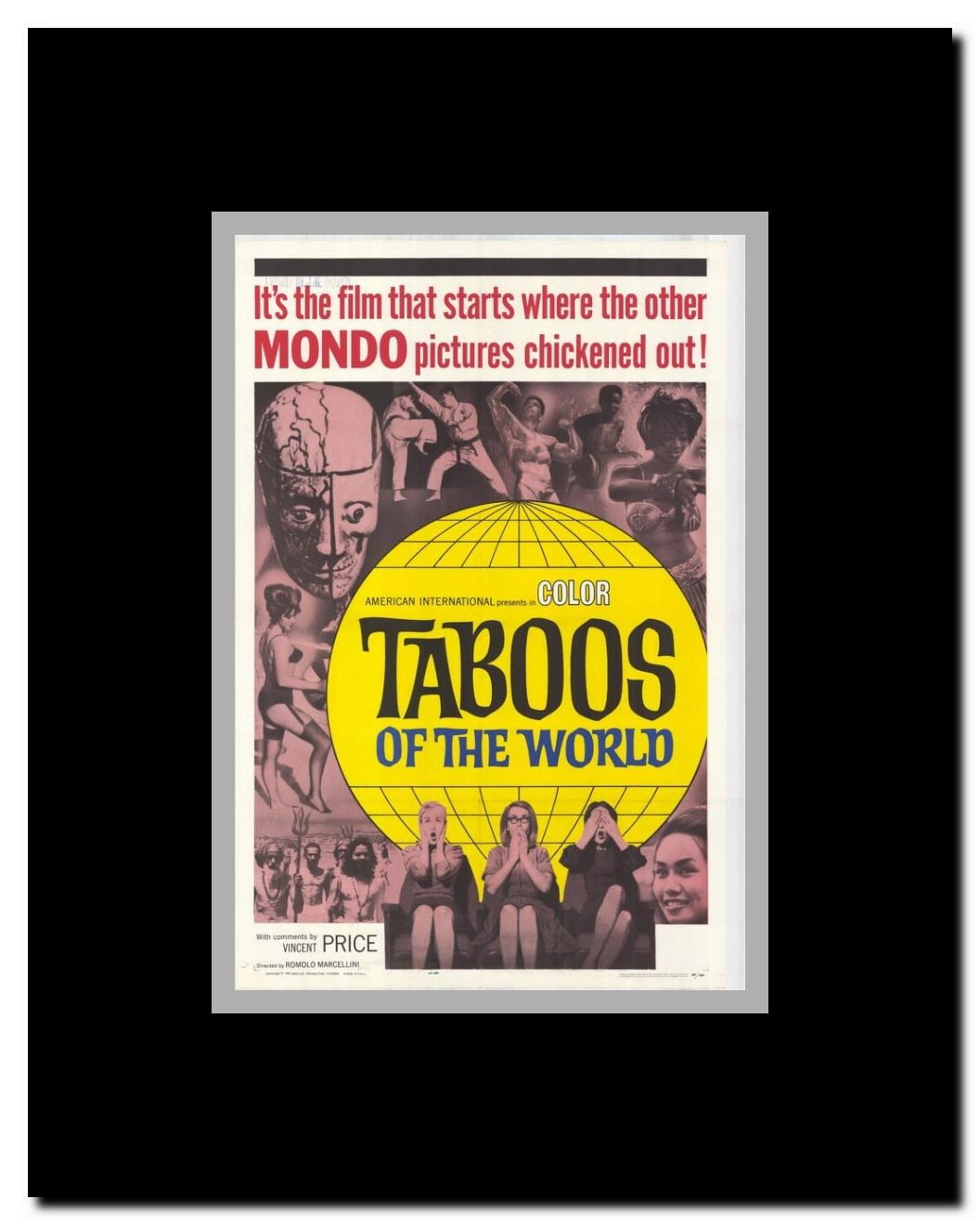 Taboos of the World Framed Movie Poster