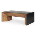 thumbnail image 1 of Tabor Natural Wood w/ Black Oak Waterfall Coffee Table, 1 of 6