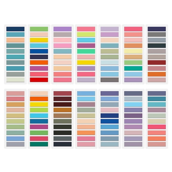 Tabs Sticky Flags 2800/3600Pcs Waterproof PET Sticker Labels Bookmarks Reading Label Colorful Stickers