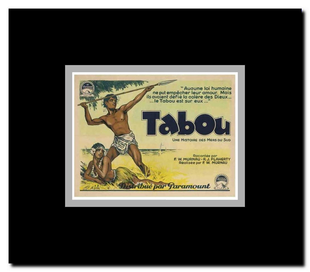 Tabu: A Story of the South Seas Framed Movie Poster