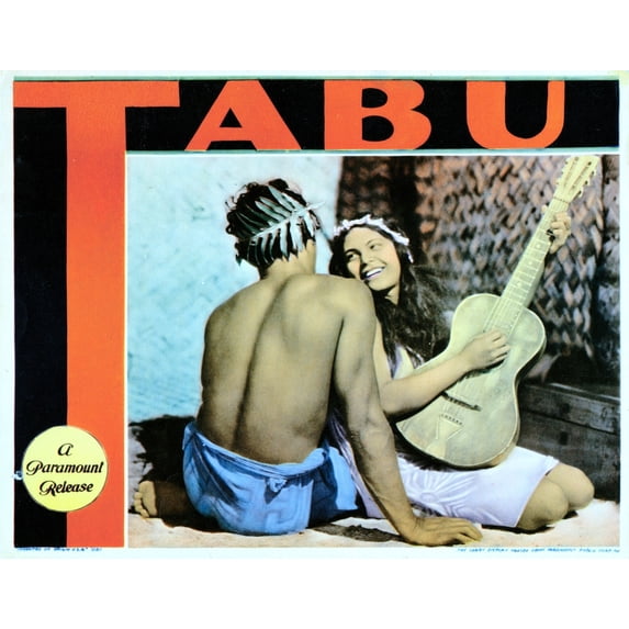 Tabu Us Lobbycard From Left:Matahi Anne Chevalier 1931 Movie Poster Masterprint (14 x 11)