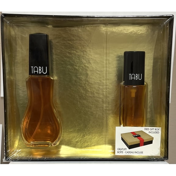 Tabu by Dana  Set 1.5 oz Spray Cologne, 1/2 oz Spray Cologne Concentrate Original 90s