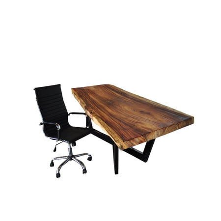 Tabula Live Edge Black Desk Set