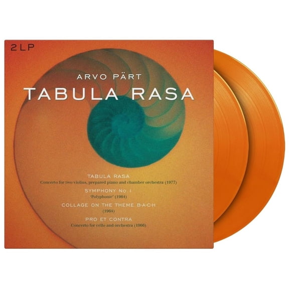 Arvo Part - Tabula Rasa / Symphony 1 / Collage On A Theme B-A-C-H / Pro Et Contra - Ltd 180gm Orange Vinyl - Music & Performance