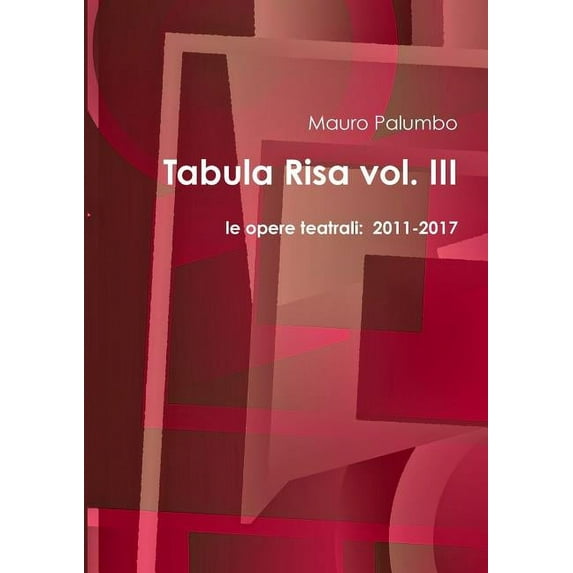 Tabula Risa vol. III, (Paperback)