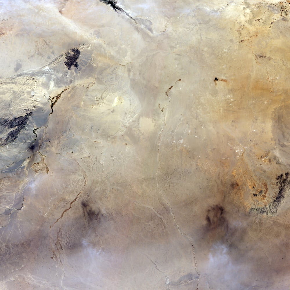 Tabun-Khara-Obo an ancient impact crater in southeastern Mongolia Canvas Art - Stocktrek Images (28 x 28)