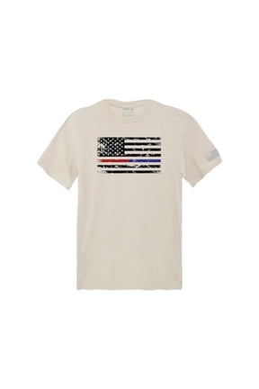 TS1-814-SND-04 TRL & TBL Dual Flag Tactical Graphics Short Sleeve T-Shirt, Sand - Extra Large