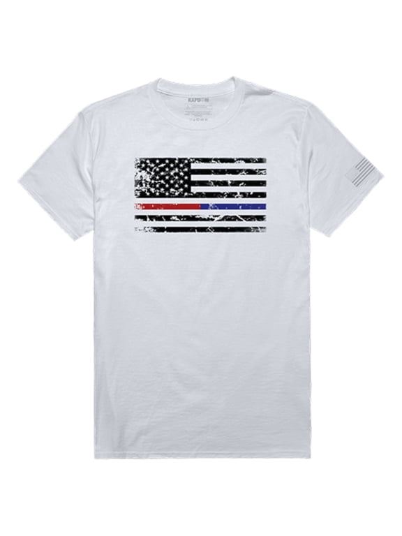 Tac.Graphic T, TRL/TBL Dual Flag,White, 2X