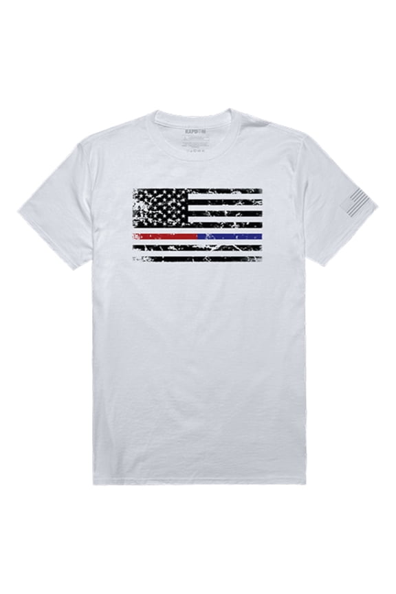 Tac.Graphic T, TRL/TBL Dual Flag,White, 2X